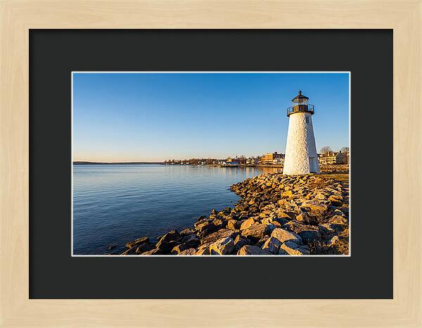 Lighthouse Reflections At Dawn