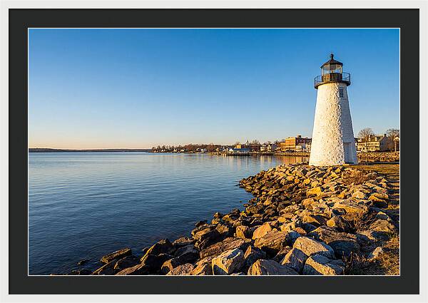 Lighthouse Reflections At Dawn