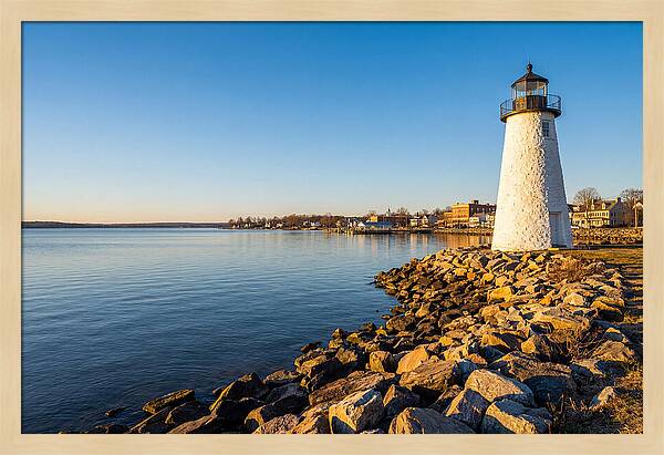 Lighthouse Reflections At Dawn