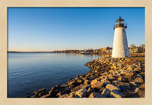 Lighthouse Reflections At Dawn