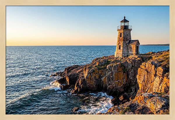 Lighthouse Serenity At Twilight