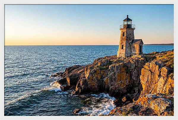 Lighthouse Serenity At Twilight