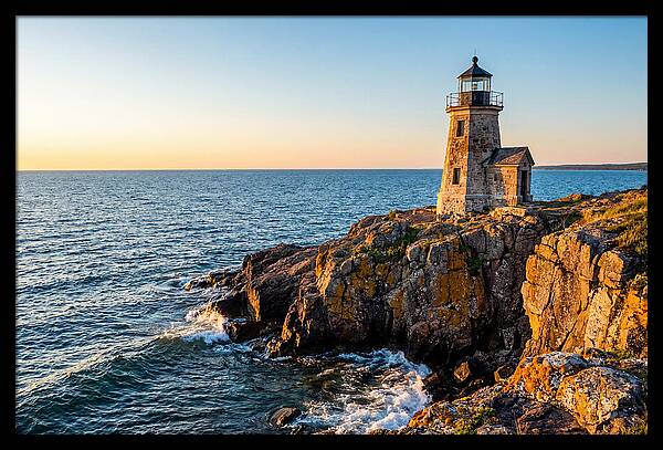 Lighthouse Serenity At Twilight