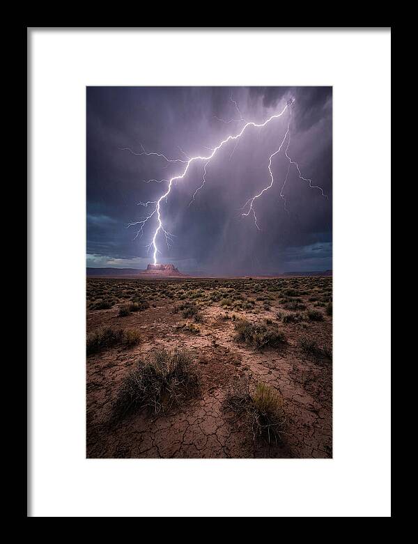 Lightning Strikes The Desert