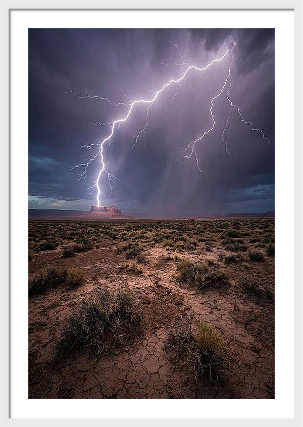 Lightning Strikes The Desert