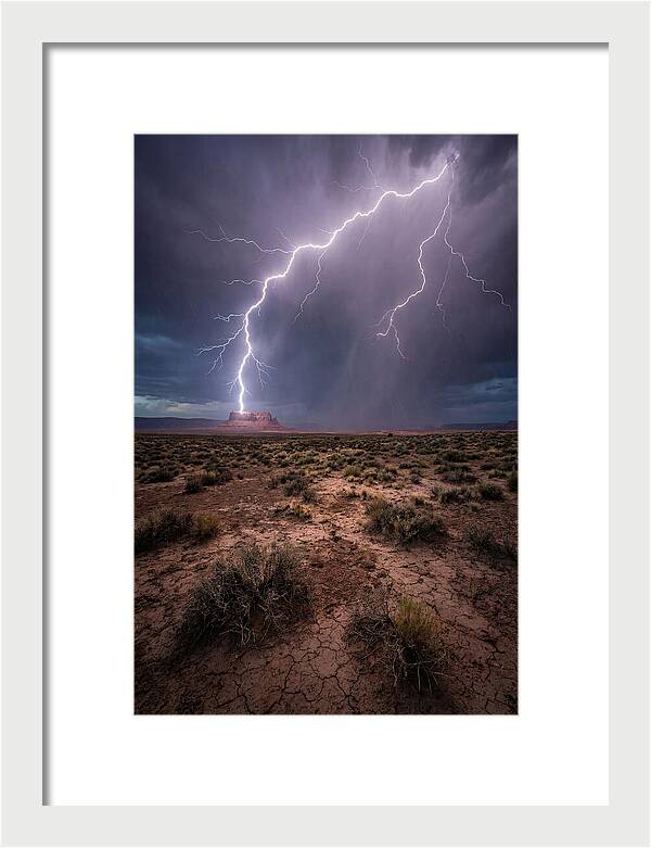 Lightning Strikes The Desert