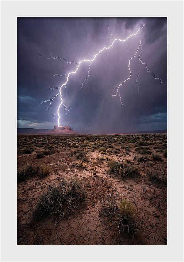 Lightning Strikes The Desert