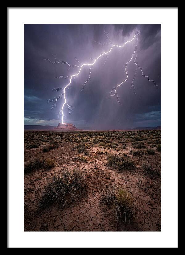 Lightning Strikes The Desert