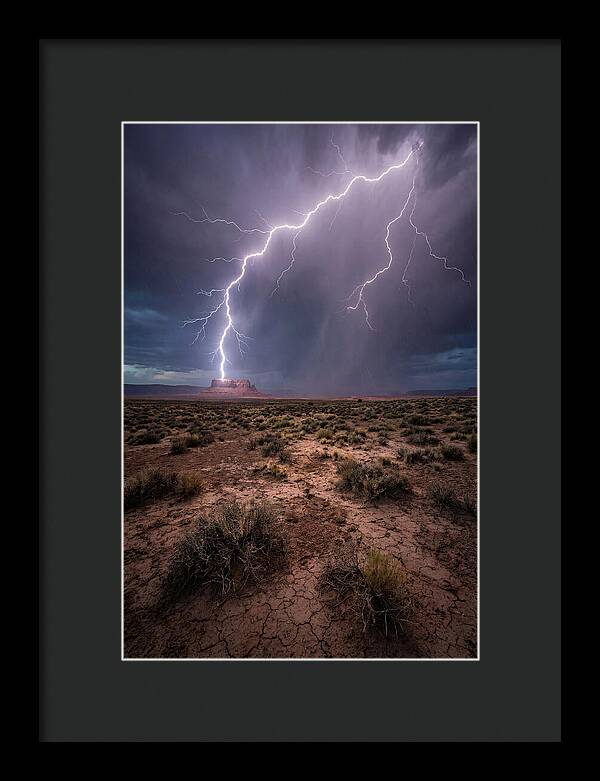 Lightning Strikes The Desert