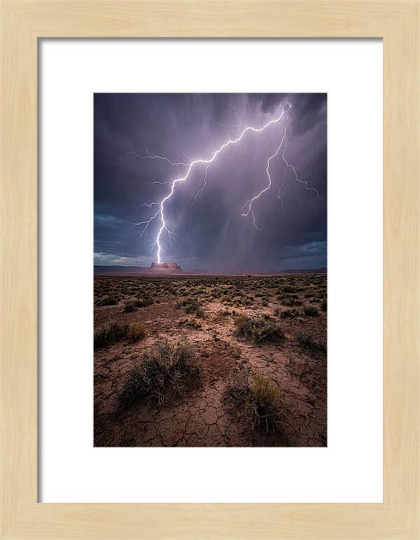 Lightning Strikes The Desert