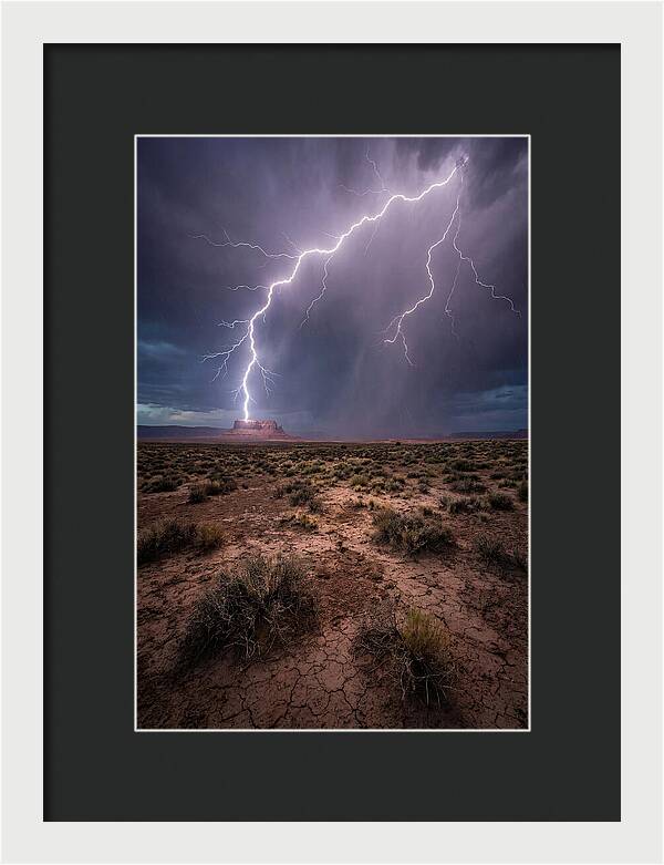 Lightning Strikes The Desert