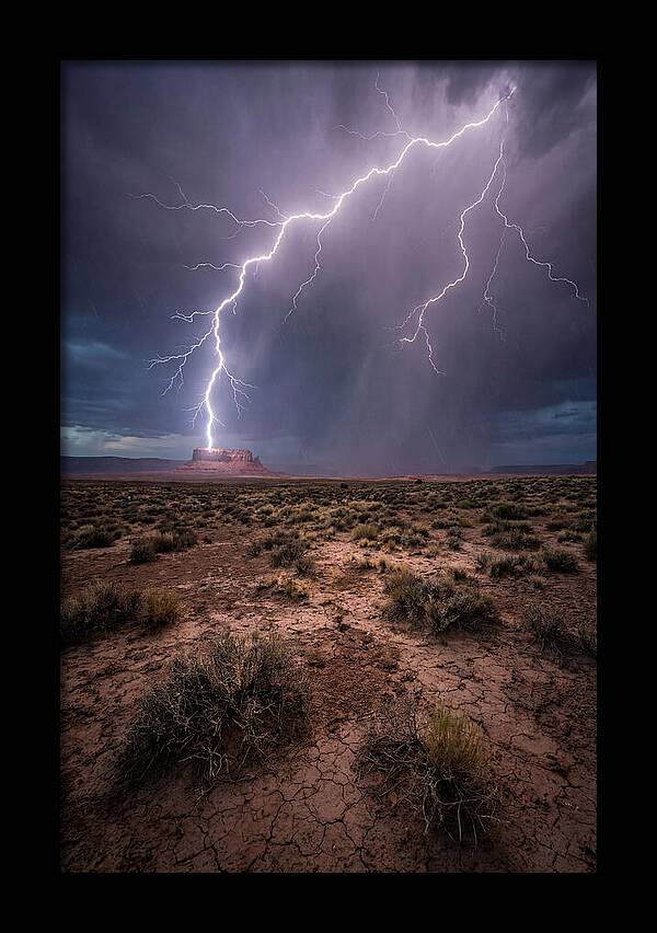 Lightning Strikes The Desert
