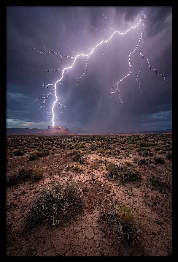 Lightning Strikes The Desert
