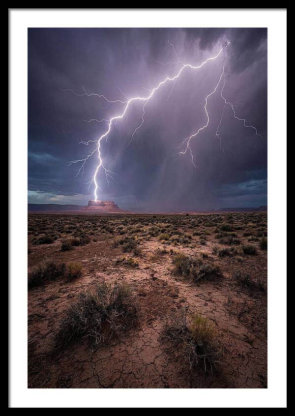 Lightning Strikes The Desert