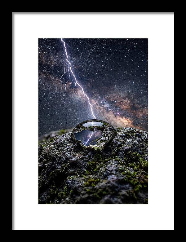 Lightning Strikes Through Stars