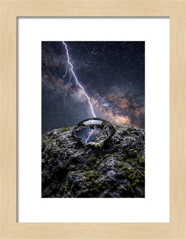 Lightning Strikes Through Stars