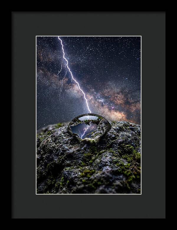 Lightning Strikes Through Stars