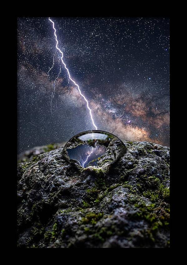 Lightning Strikes Through Stars