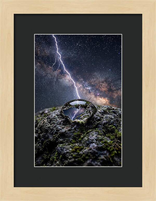 Lightning Strikes Through Stars