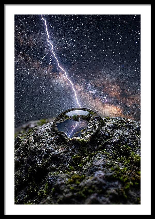 Lightning Strikes Through Stars