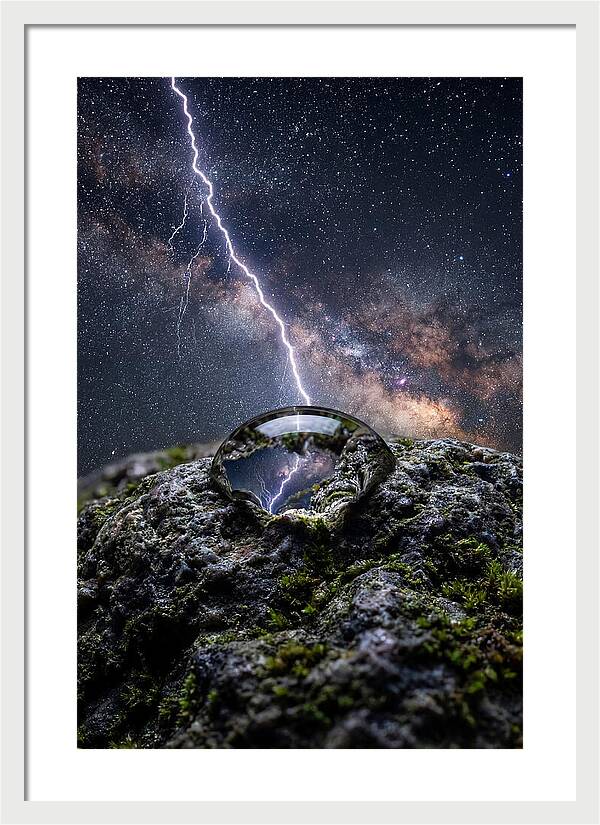 Lightning Strikes Through Stars