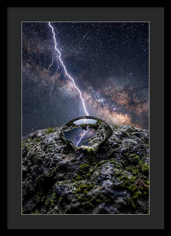 Lightning Strikes Through Stars