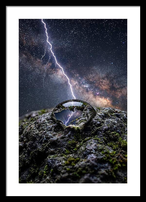 Lightning Strikes Through Stars