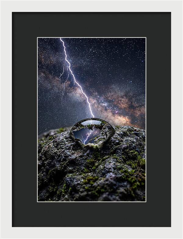 Lightning Strikes Through Stars
