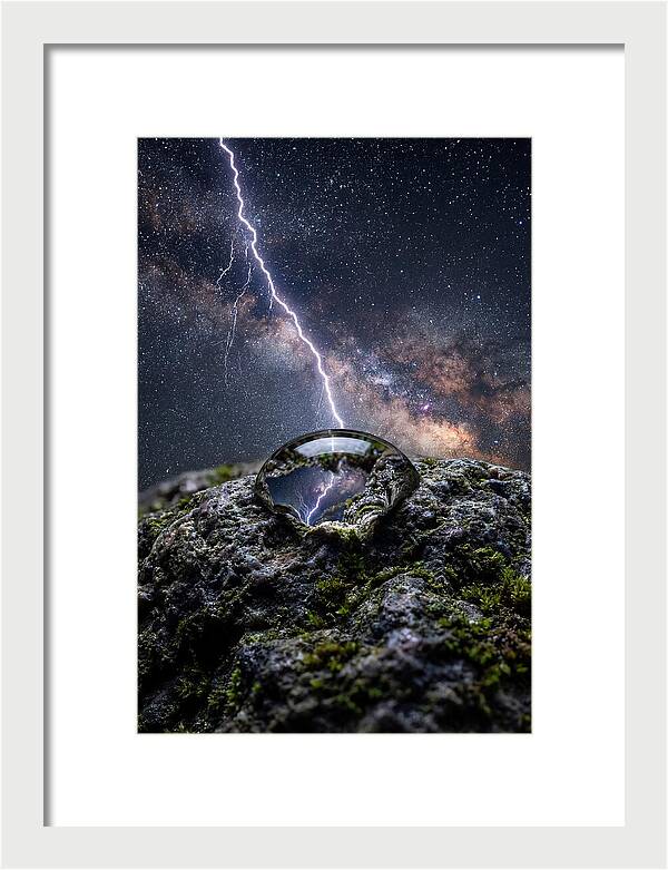 Lightning Strikes Through Stars
