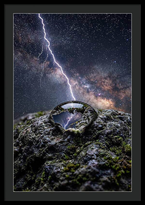 Lightning Strikes Through Stars