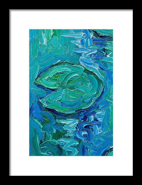 Lily Pads In Expressionist Style