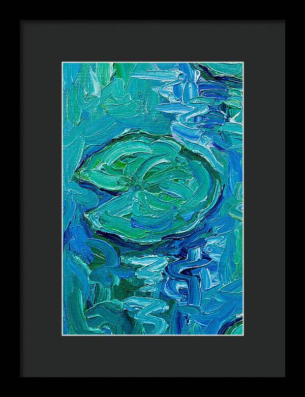 Lily Pads In Expressionist Style