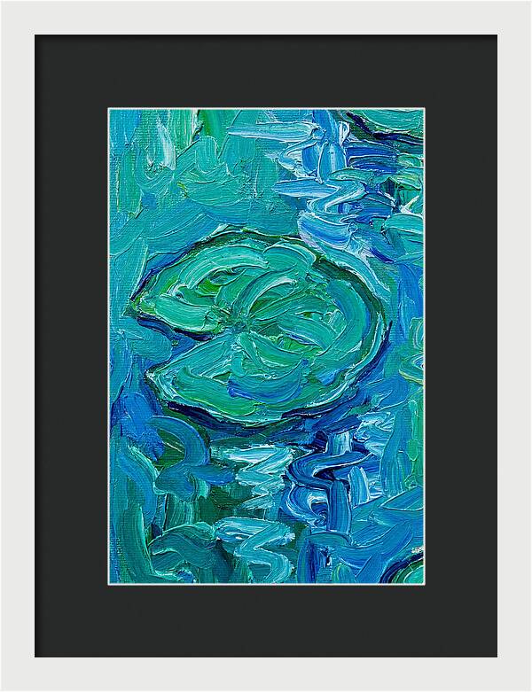 Lily Pads In Expressionist Style