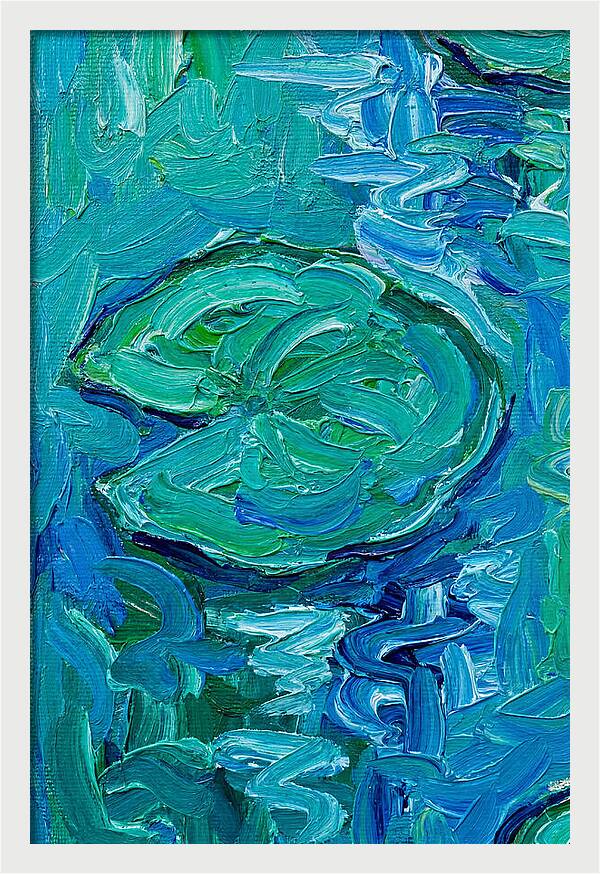 Lily Pads In Expressionist Style
