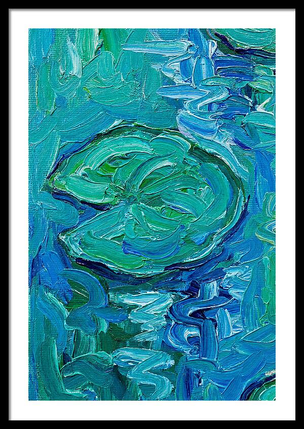 Lily Pads In Expressionist Style