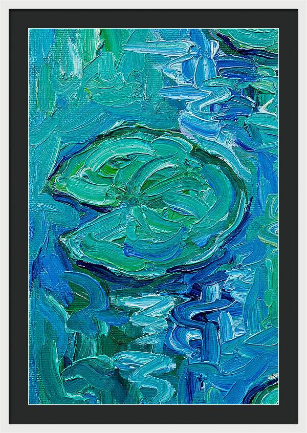 Lily Pads In Expressionist Style