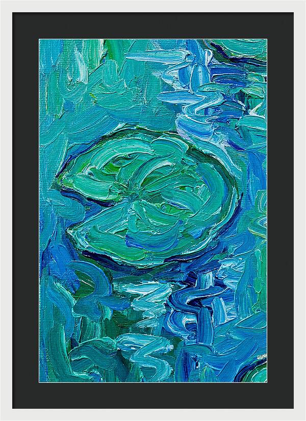 Lily Pads In Expressionist Style