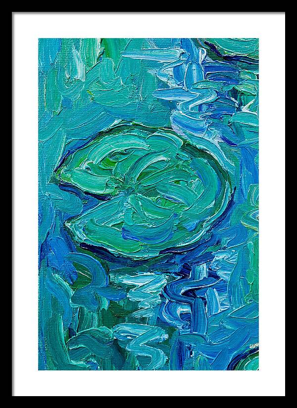Lily Pads In Expressionist Style