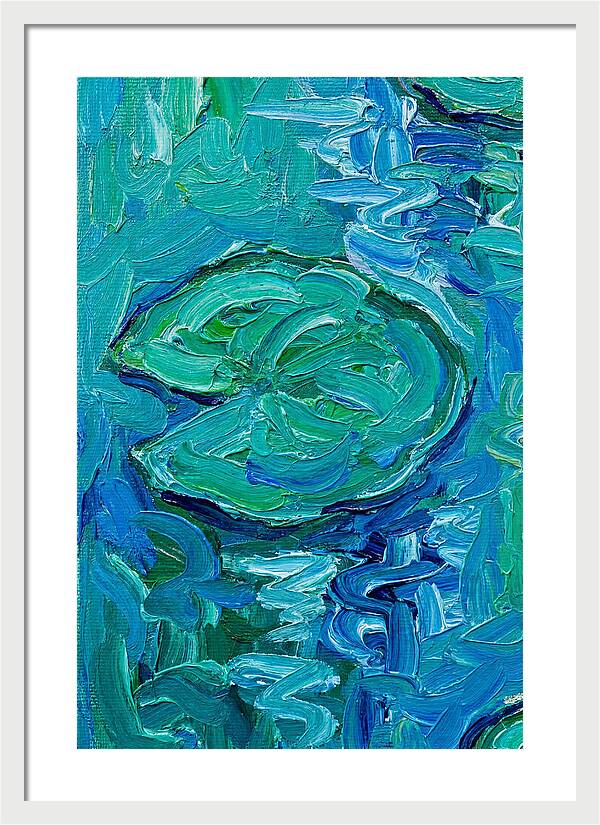 Lily Pads In Expressionist Style