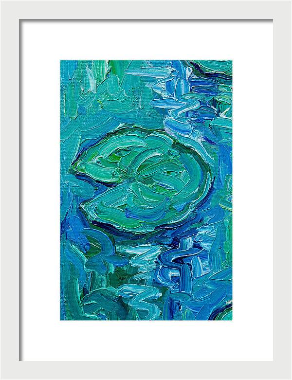 Lily Pads In Expressionist Style
