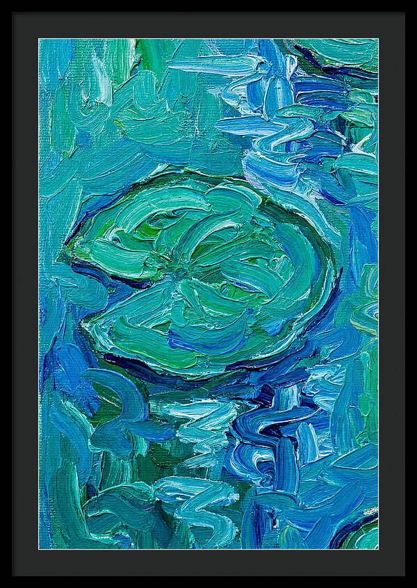 Lily Pads In Expressionist Style