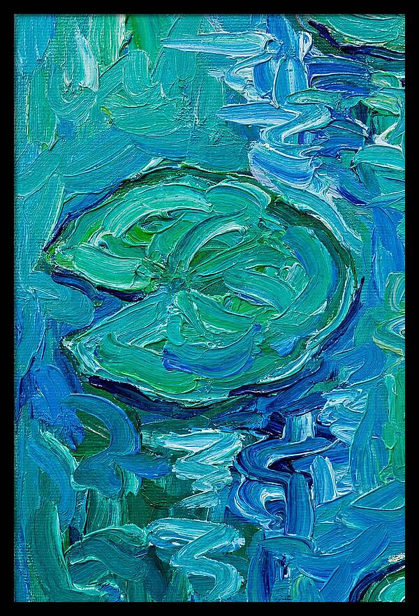 Lily Pads In Expressionist Style