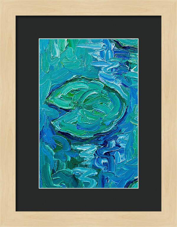 Lily Pads In Expressionist Style