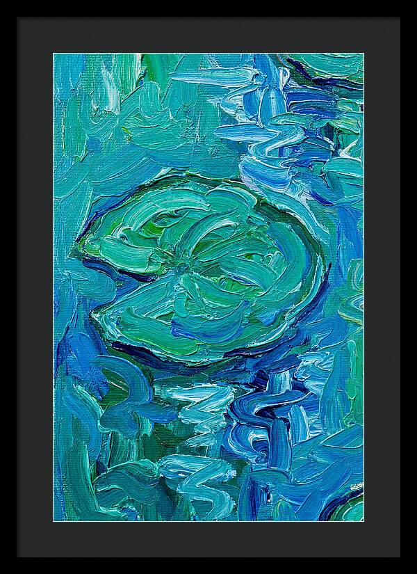 Lily Pads In Expressionist Style