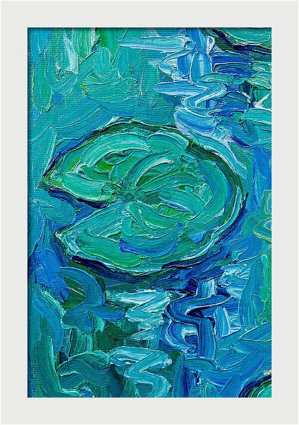 Lily Pads In Expressionist Style