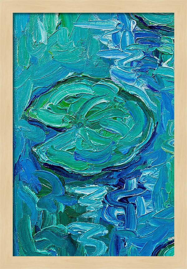 Lily Pads In Expressionist Style
