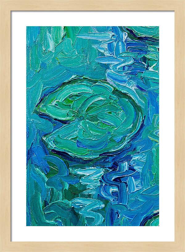 Lily Pads In Expressionist Style