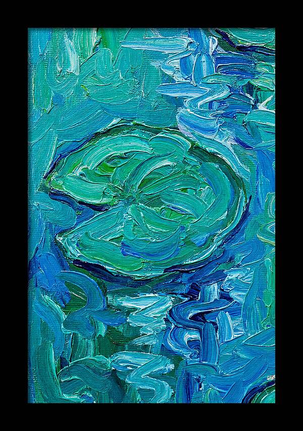 Lily Pads In Expressionist Style