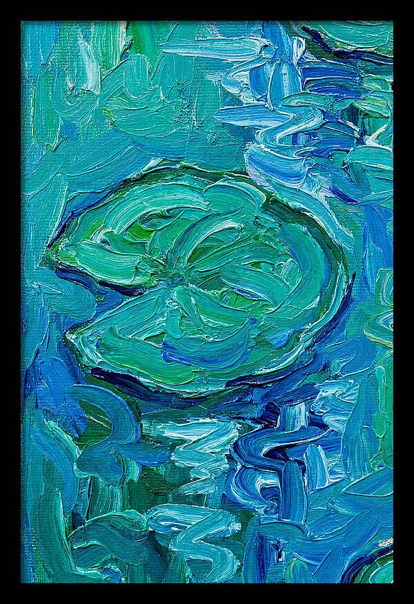 Lily Pads In Expressionist Style