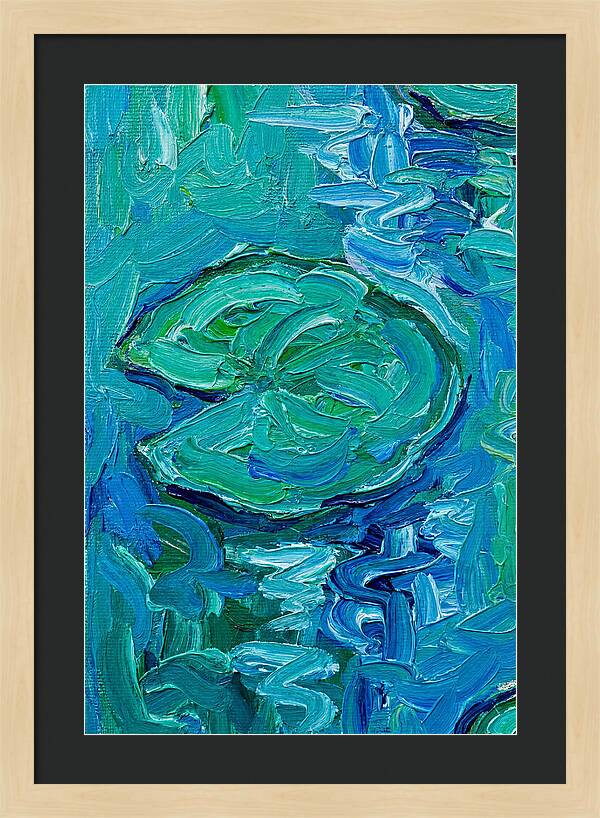 Lily Pads In Expressionist Style